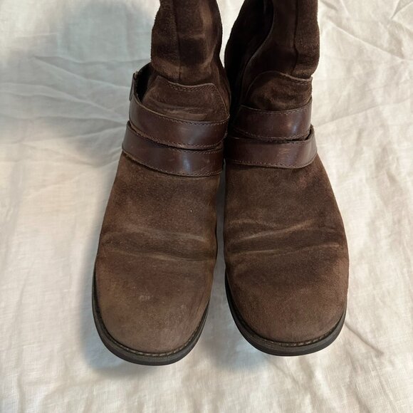 North Face insulated suede leather winter show boots - size 8.5 - Picture 3 of 6